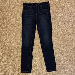 American Eagle Women's Dark Blue Jeans